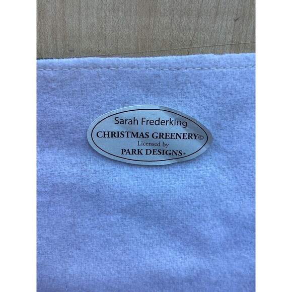 Park Designs Sarah Frederking Christmas Greenery Christmas Stocking Mistletoe - Picture 6 of 6